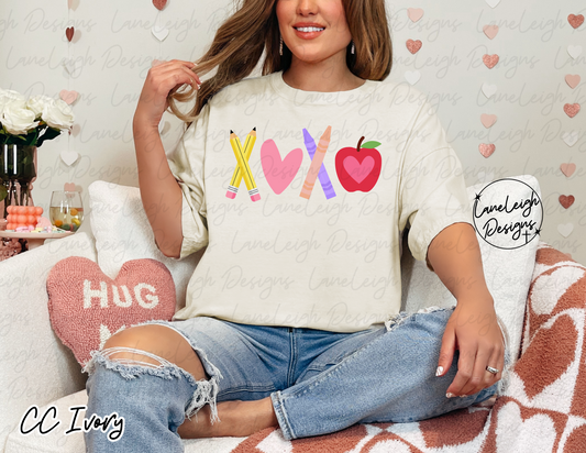 XOXO Teacher Shirt