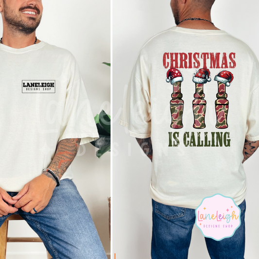 Christmas is Duck Calling Tee