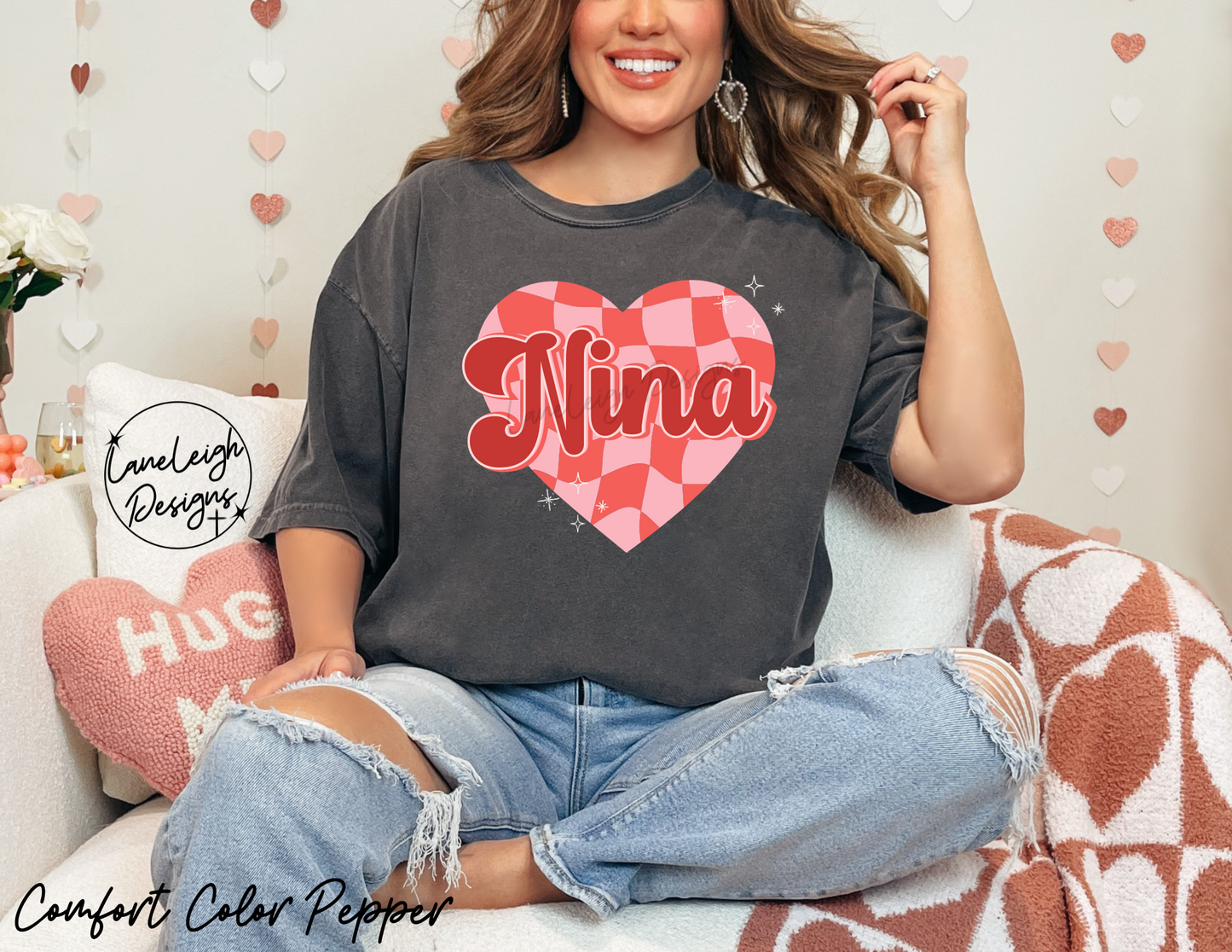 Retro Heart Valentine Heart Shirt