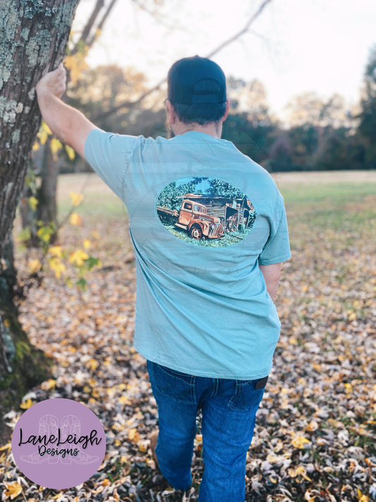 Old Truck and Barn Tee